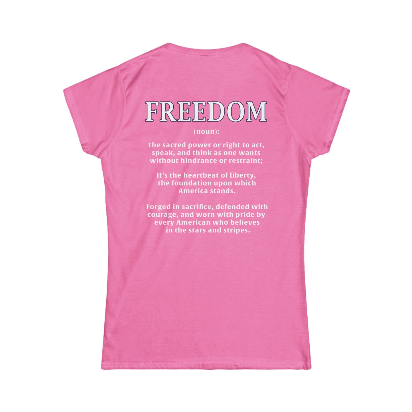 Freedom: The Heartbeat of Liberty Women's Tee