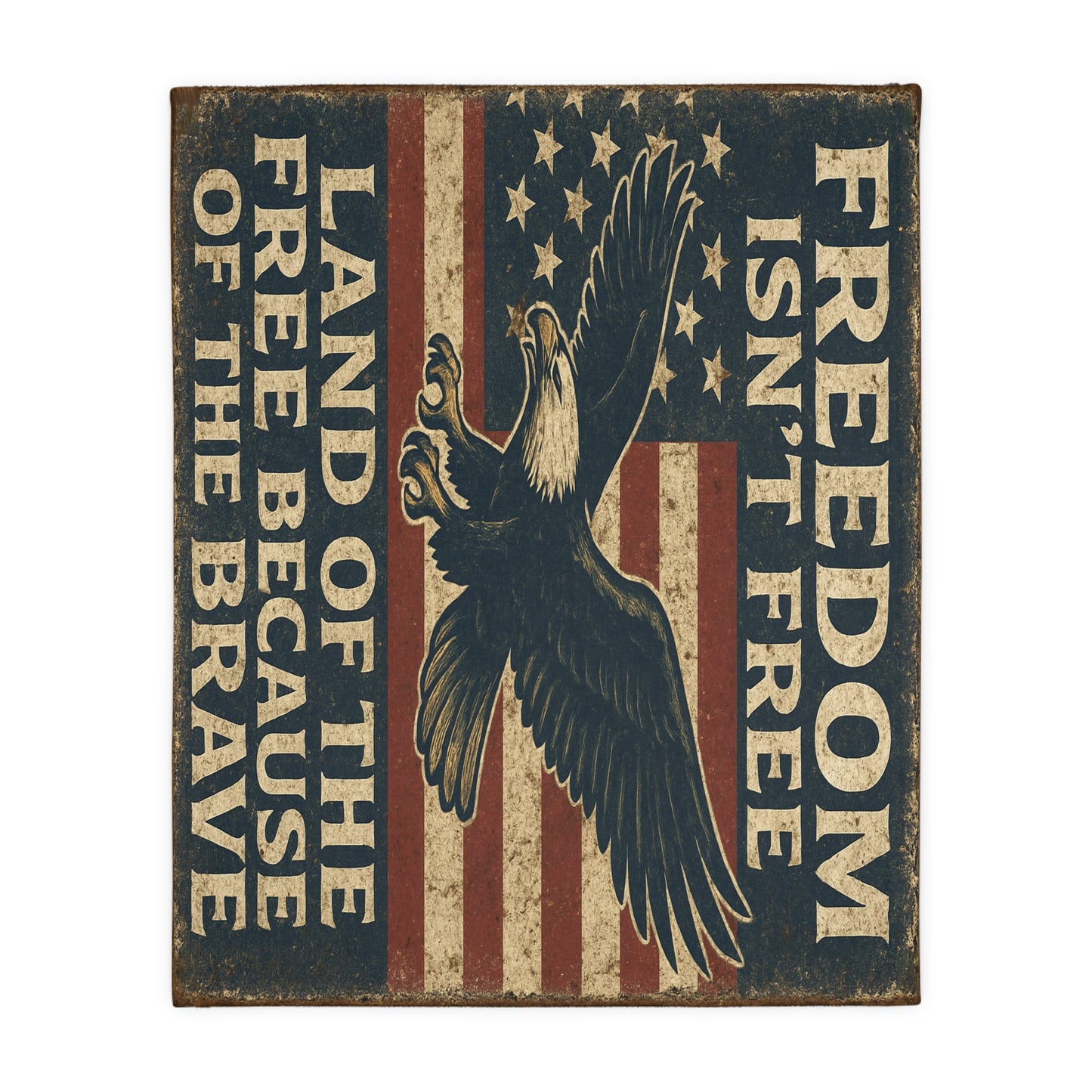 Freedom Ain’t Cheap! Velveteen Microfiber Blanket