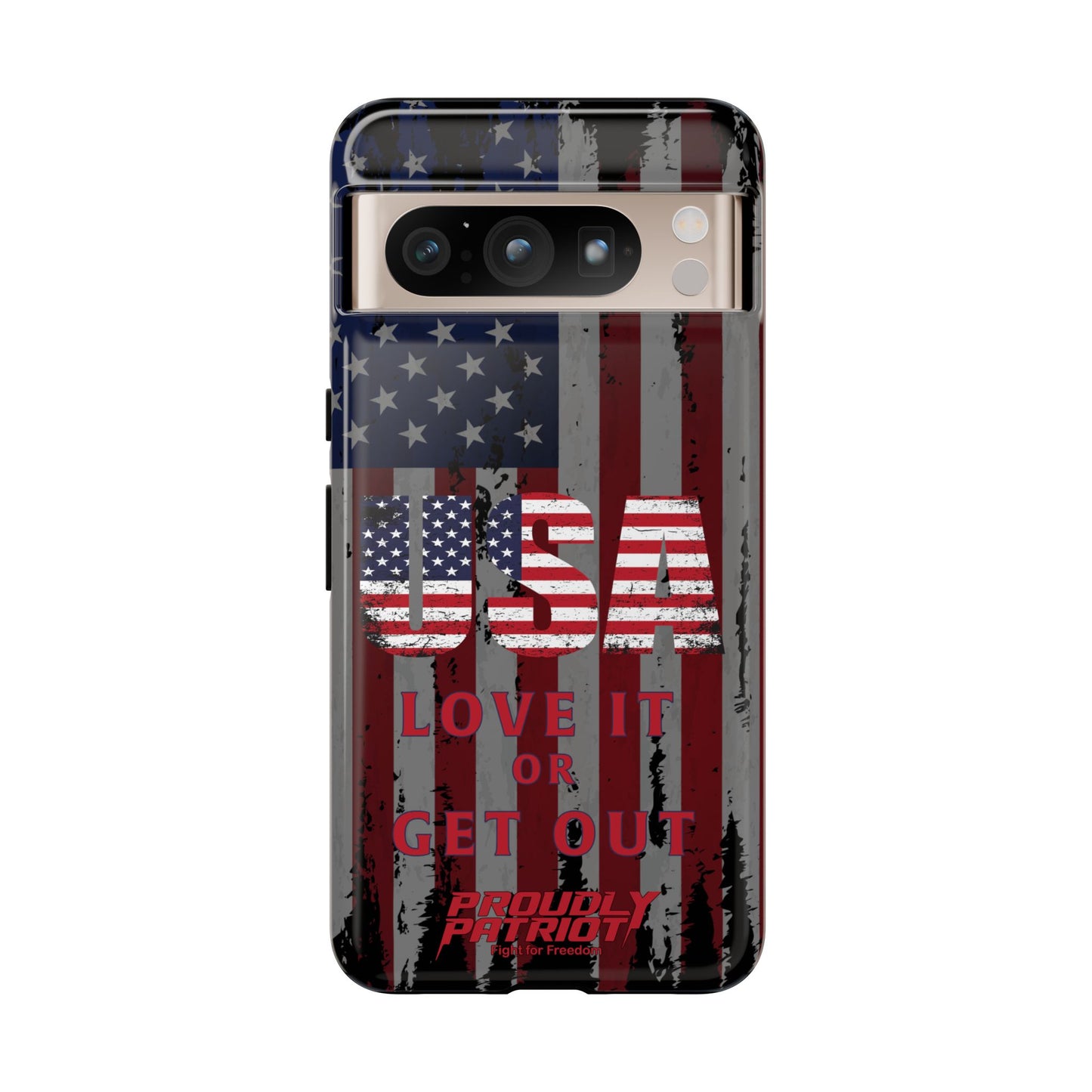 Stars, Stripes, and Zero Tolerance BLK Phone Case