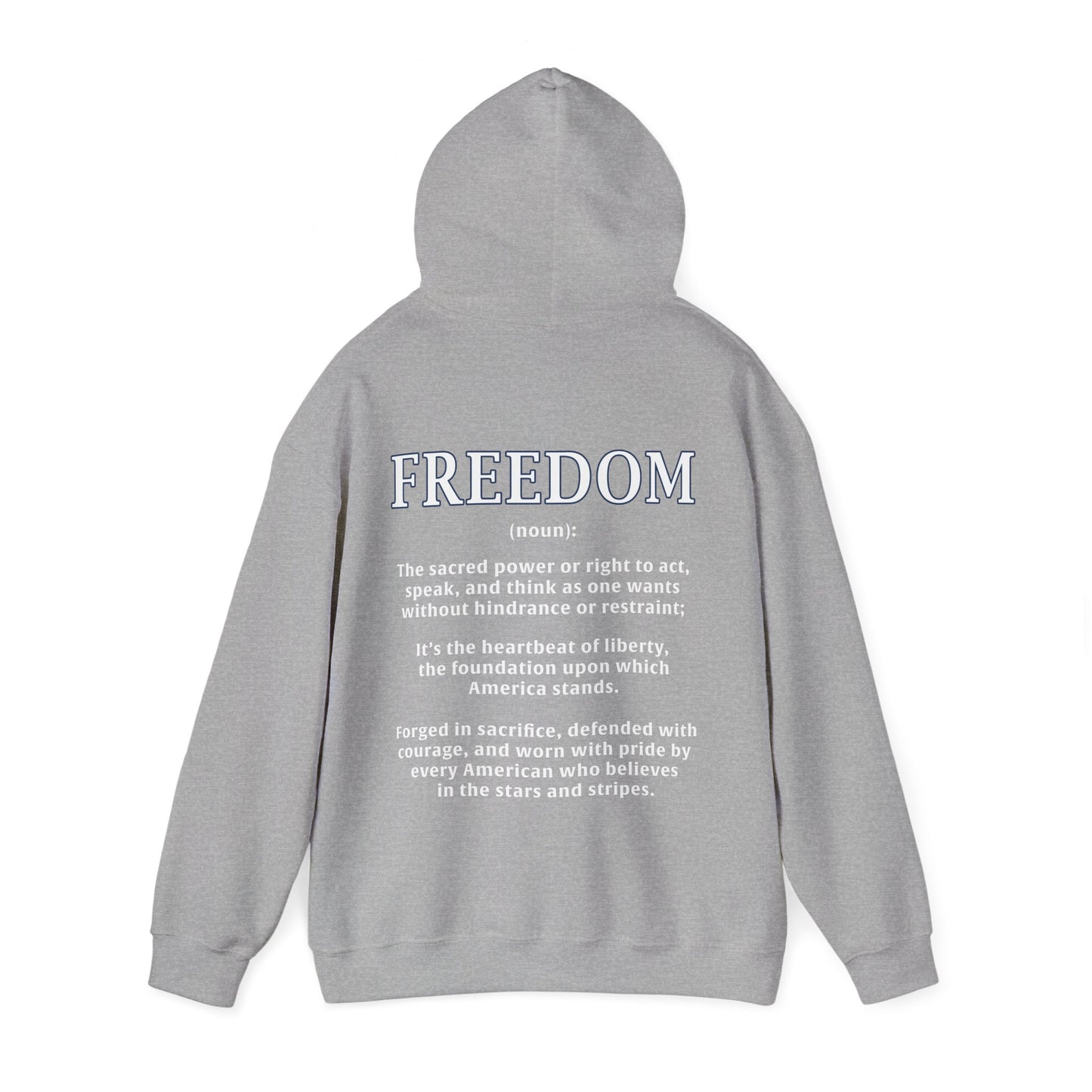 Freedom: The Heartbeat of Liberty Hoodie
