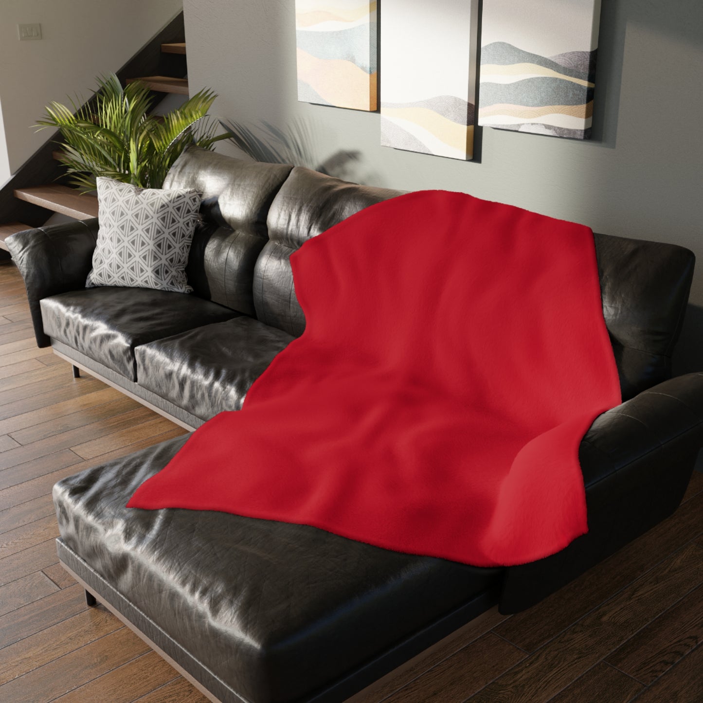 Heart USA Velveteen Blanket