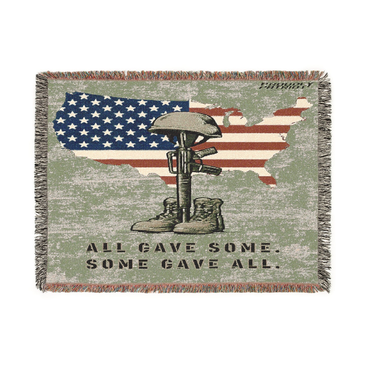All Gave Some Woven Blanket