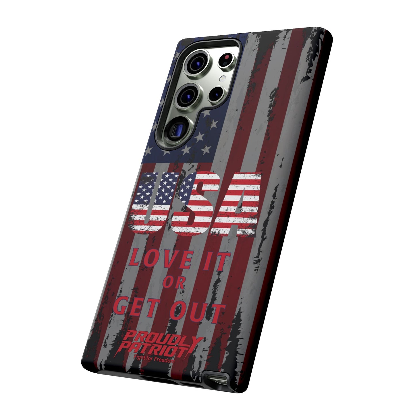 Stars, Stripes, and Zero Tolerance BLK Phone Case