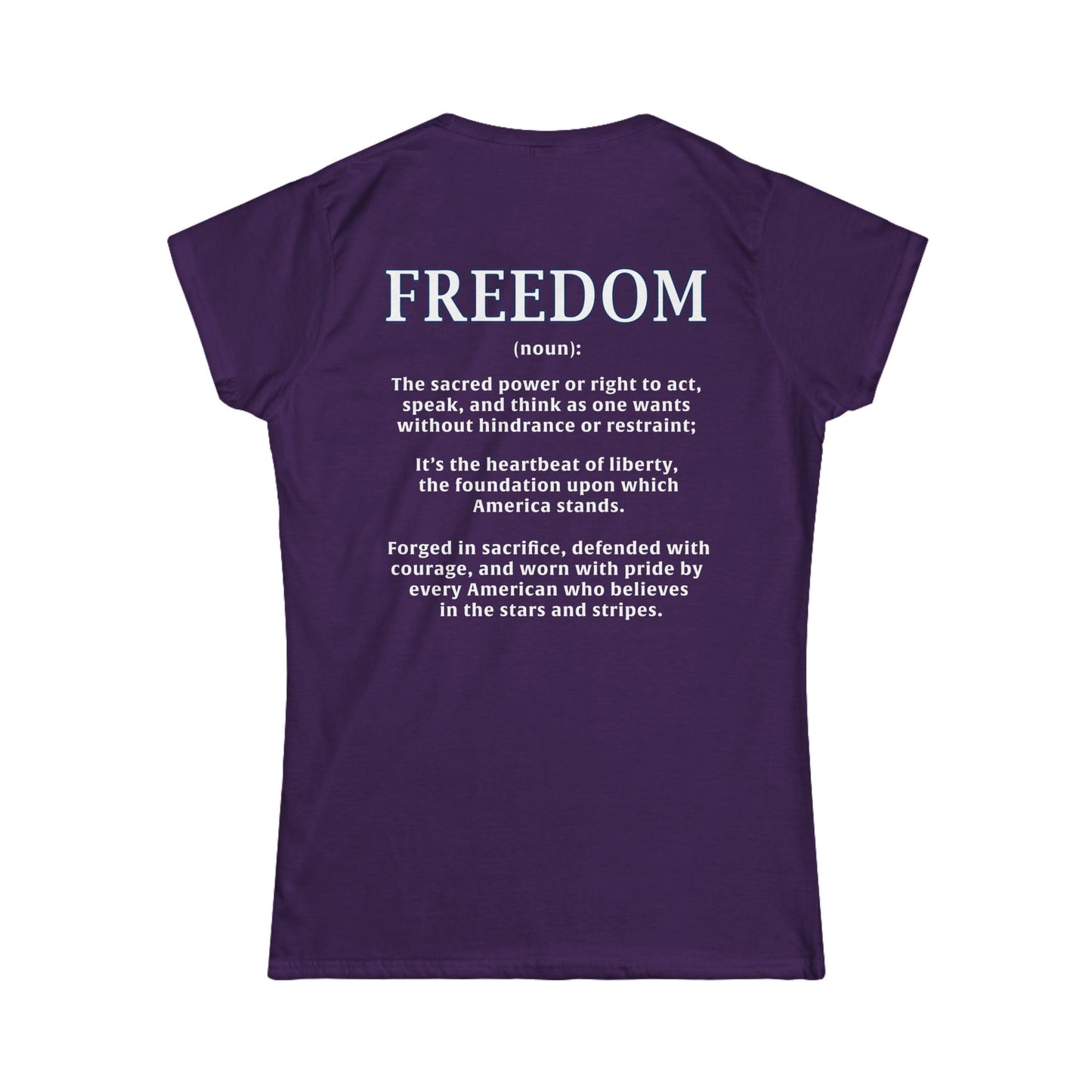 Freedom: The Heartbeat of Liberty Women's Tee