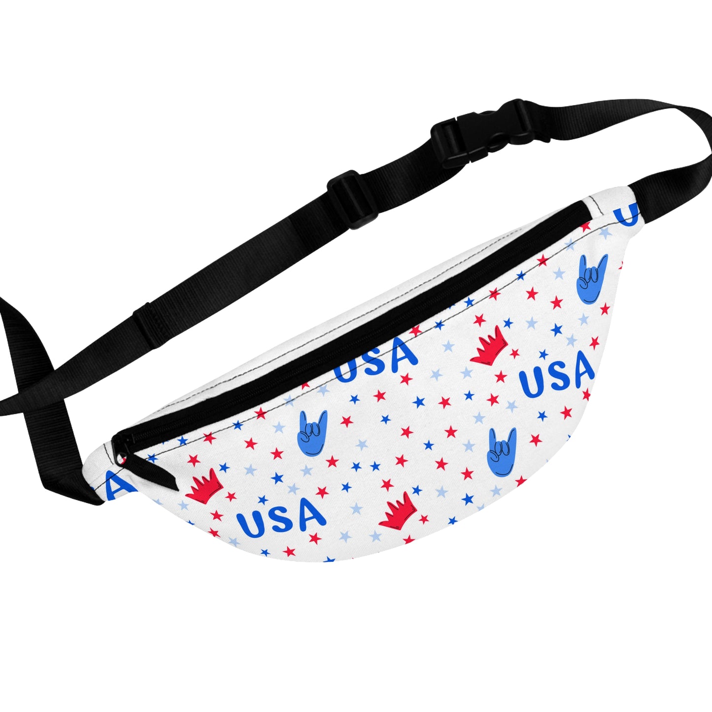 USA Fanny Pack | Perfect for Festivals, Travel, & Everyday Use | Stylish Accessory, Gift Idea, Concert Bag