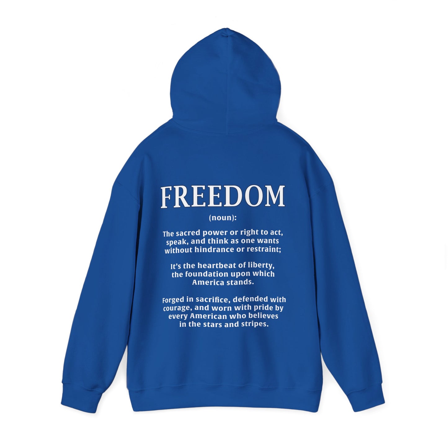 Freedom: The Heartbeat of Liberty Hoodie