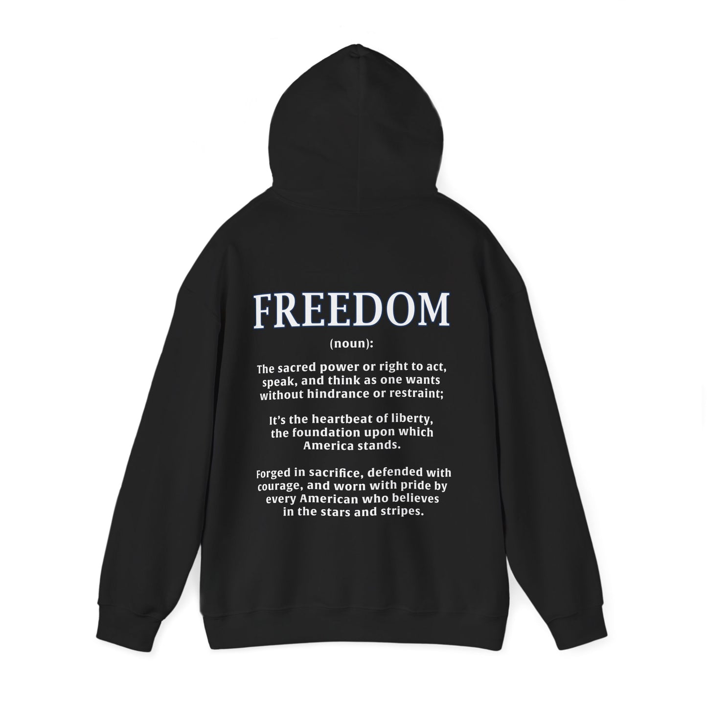 Freedom: The Heartbeat of Liberty Hoodie
