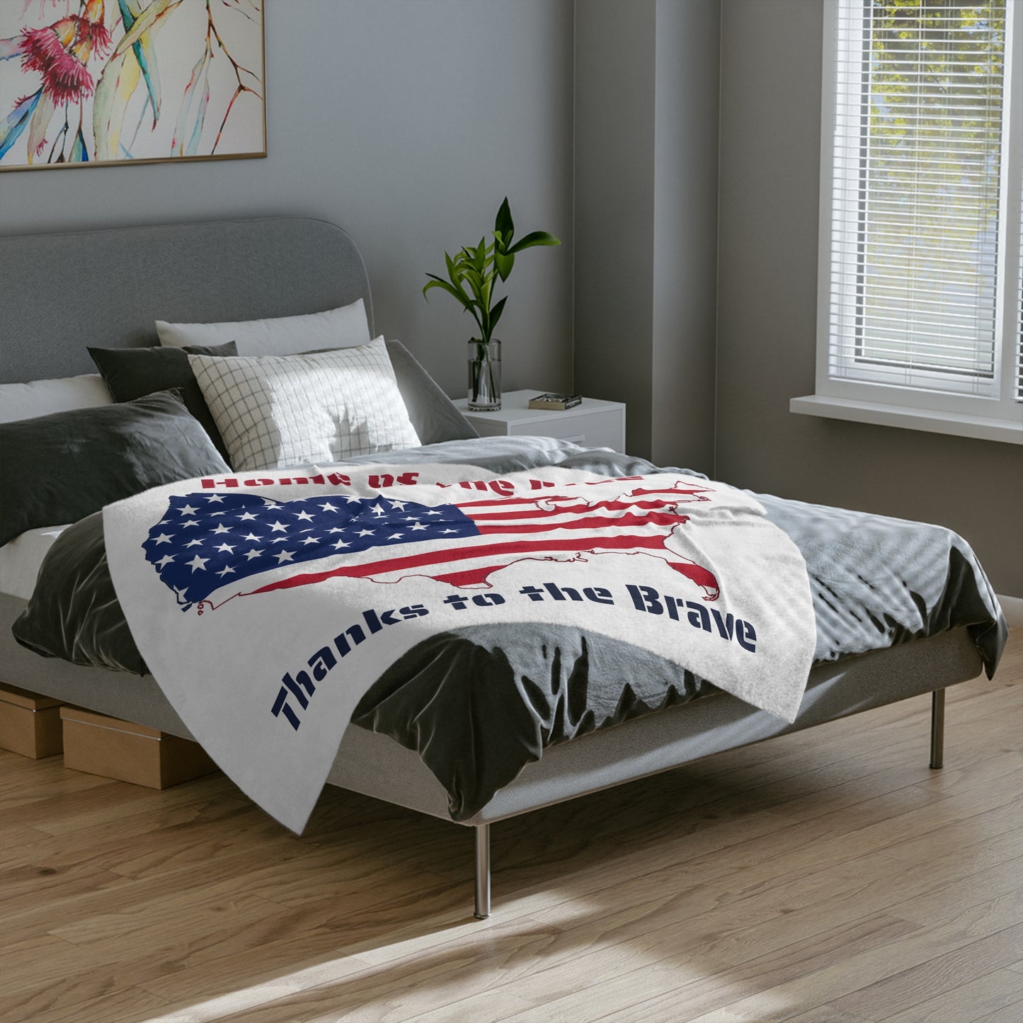 Home of the Free Microfiber Blanket