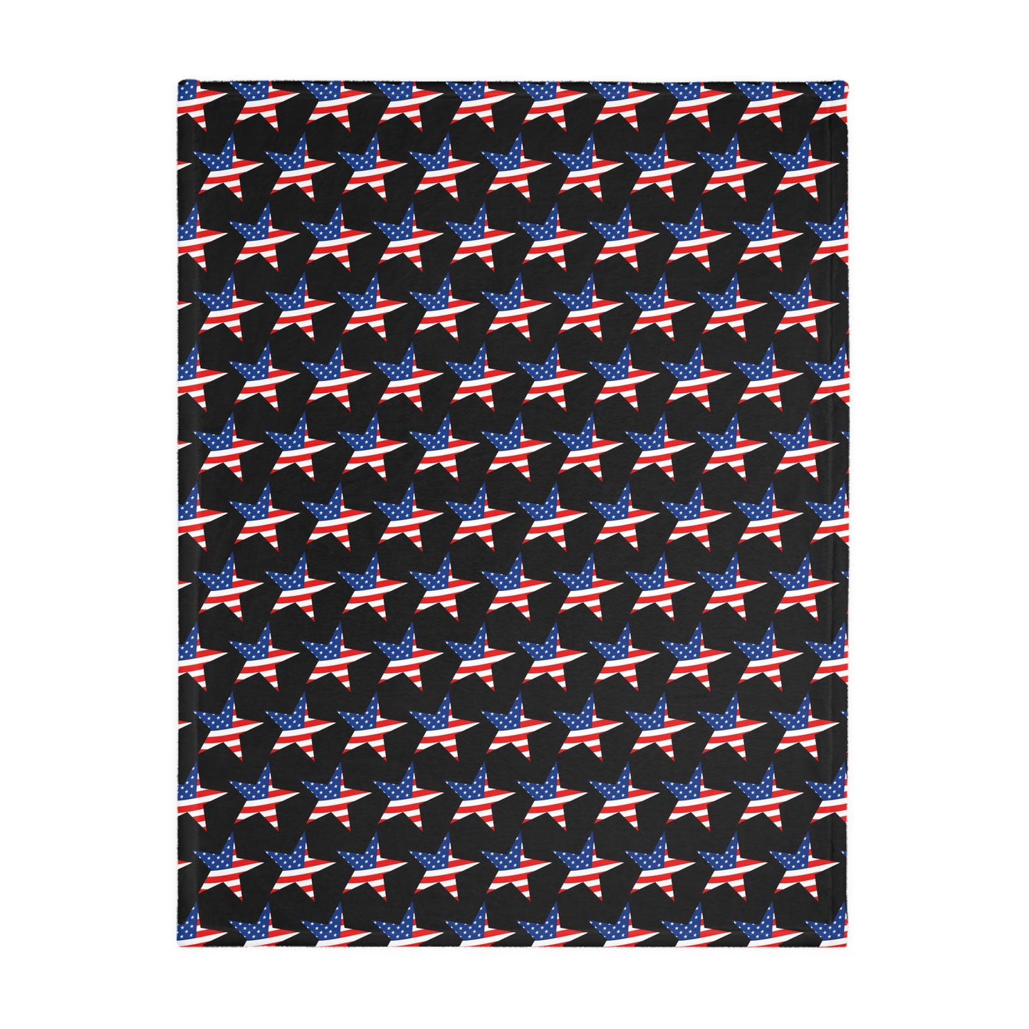 Cozy Patriotic Velveteen Blanket