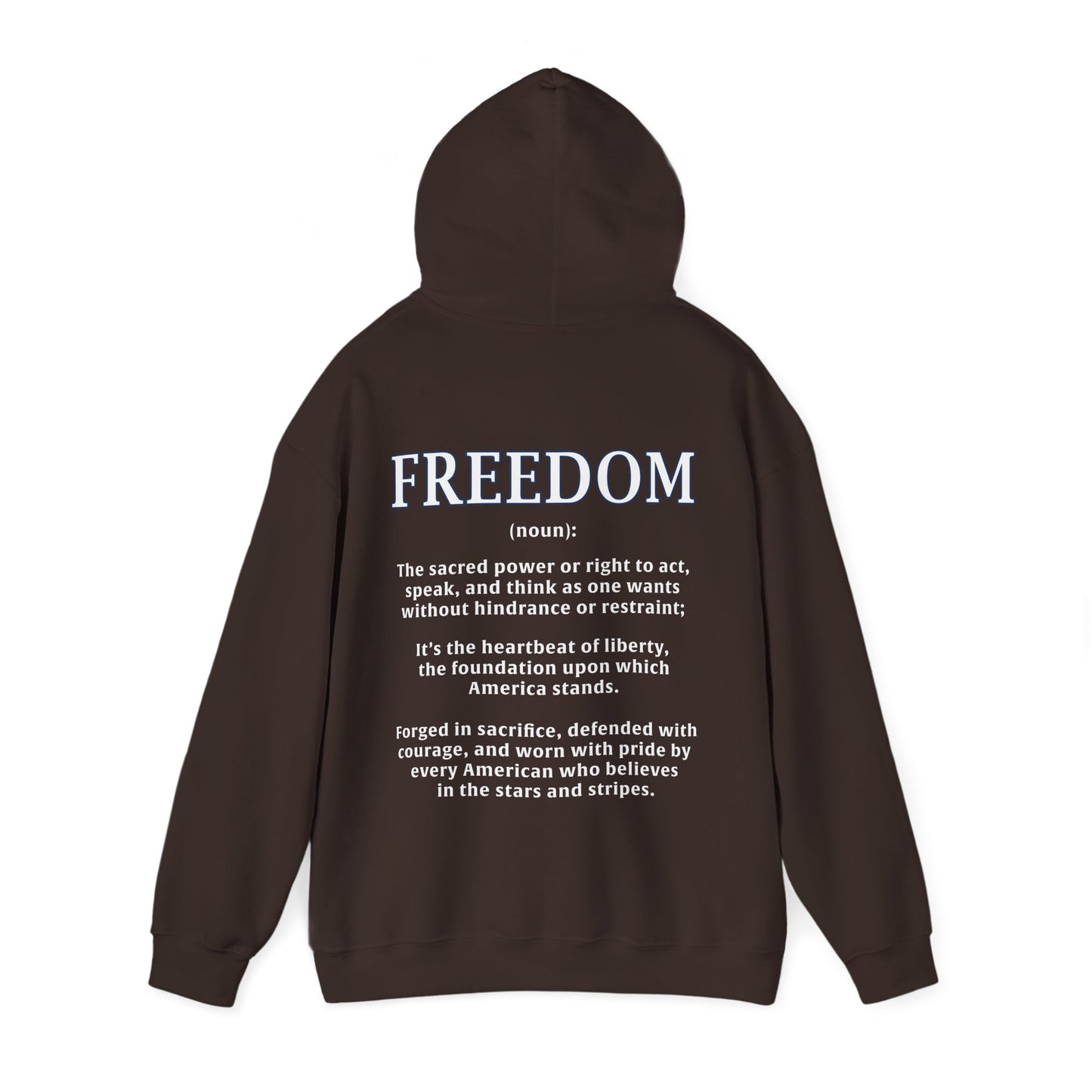 Freedom: The Heartbeat of Liberty Hoodie