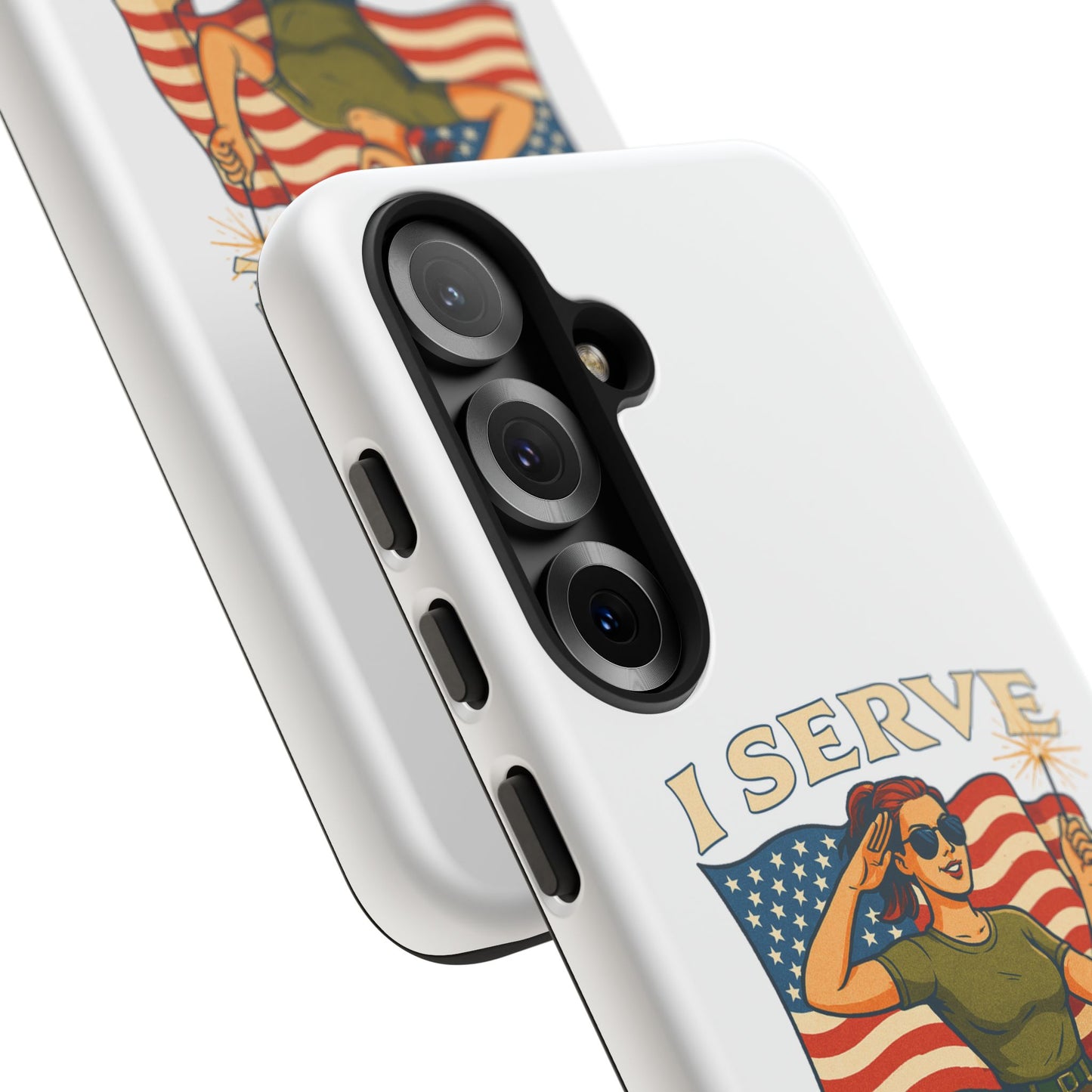 Patriotic Sass in Camo Class, Phone Case