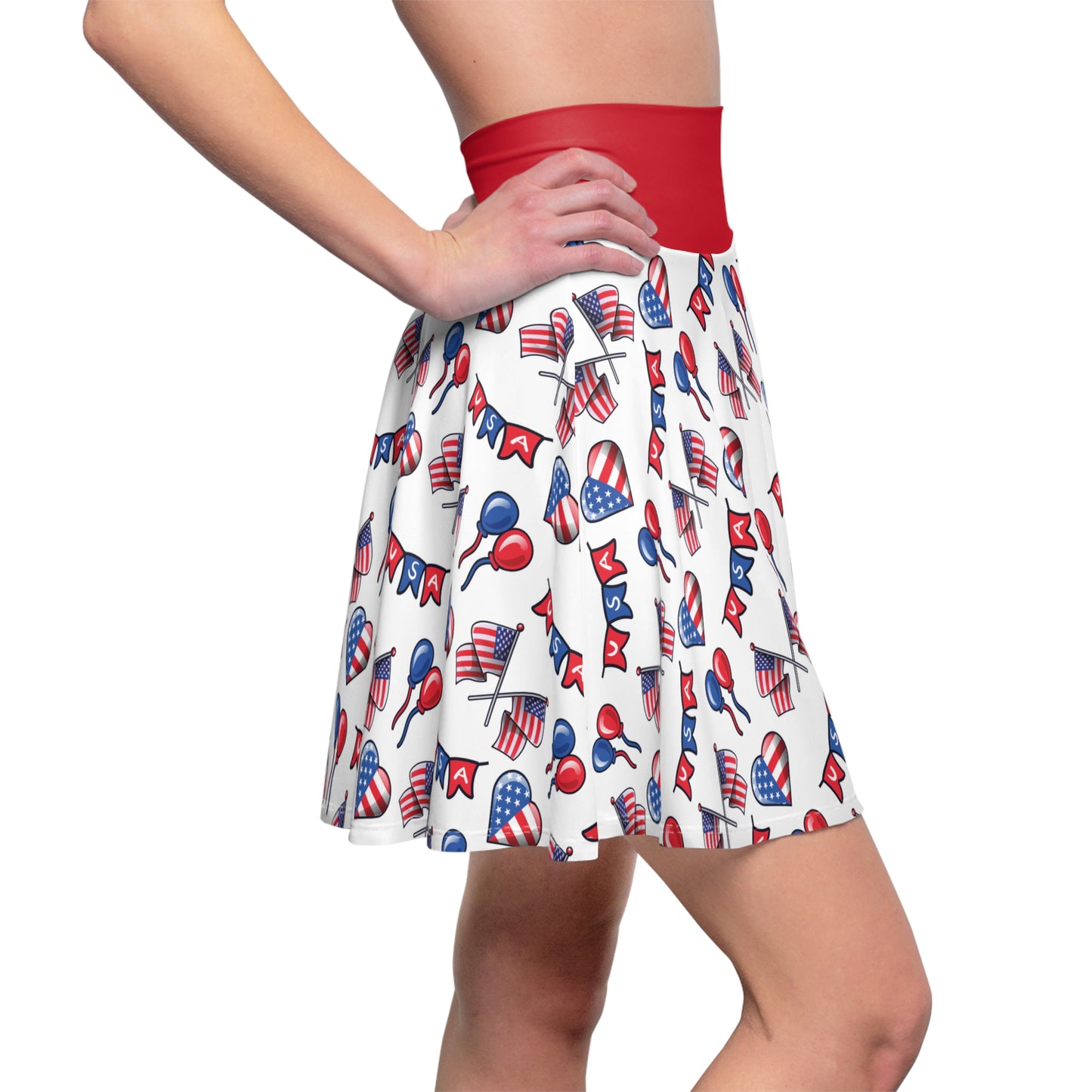 Heart USA Women's Skater Skirt