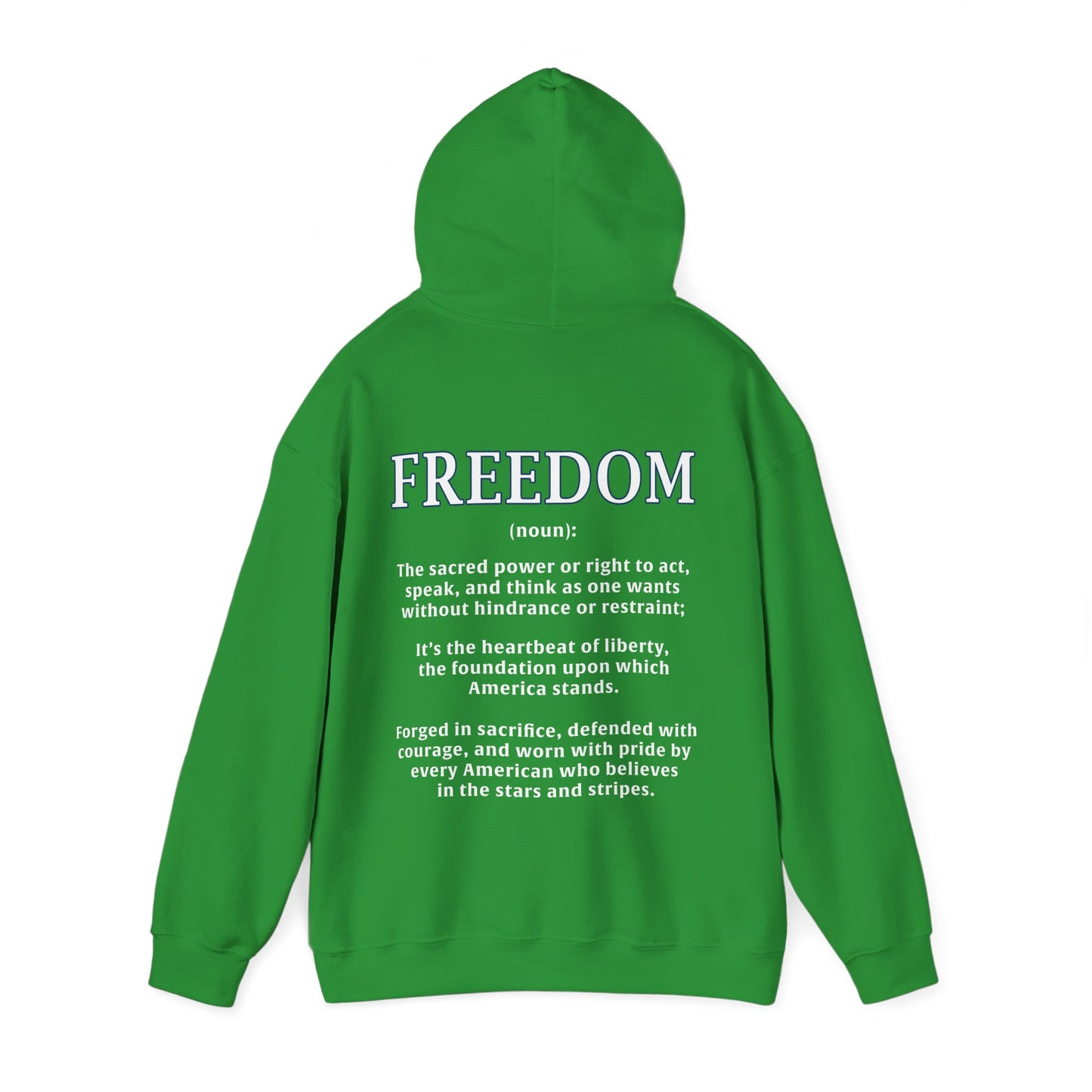 Freedom: The Heartbeat of Liberty Hoodie