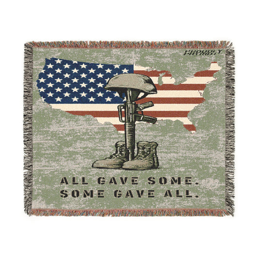 All Gave Some Woven Blanket