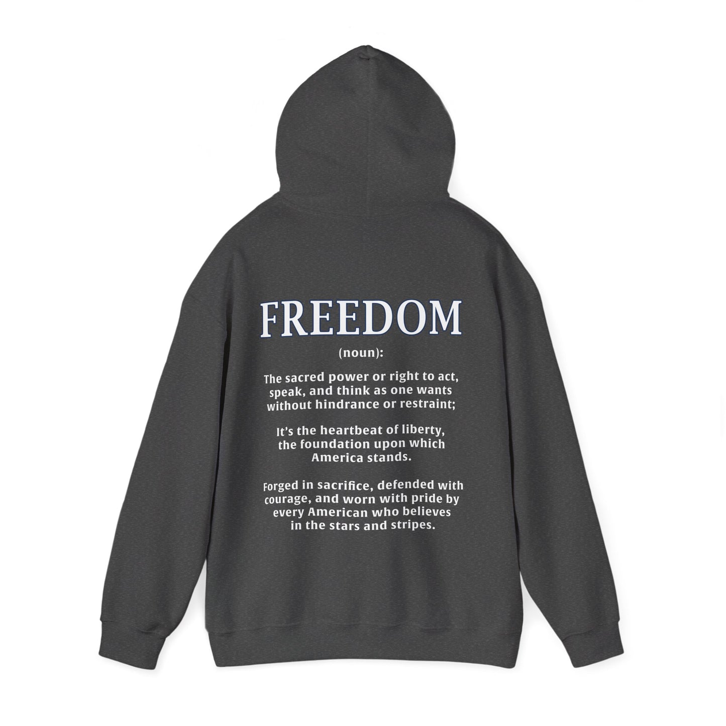 Freedom: The Heartbeat of Liberty Hoodie