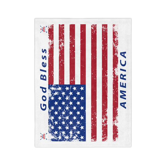 Patriotic Microfiber Blanket
