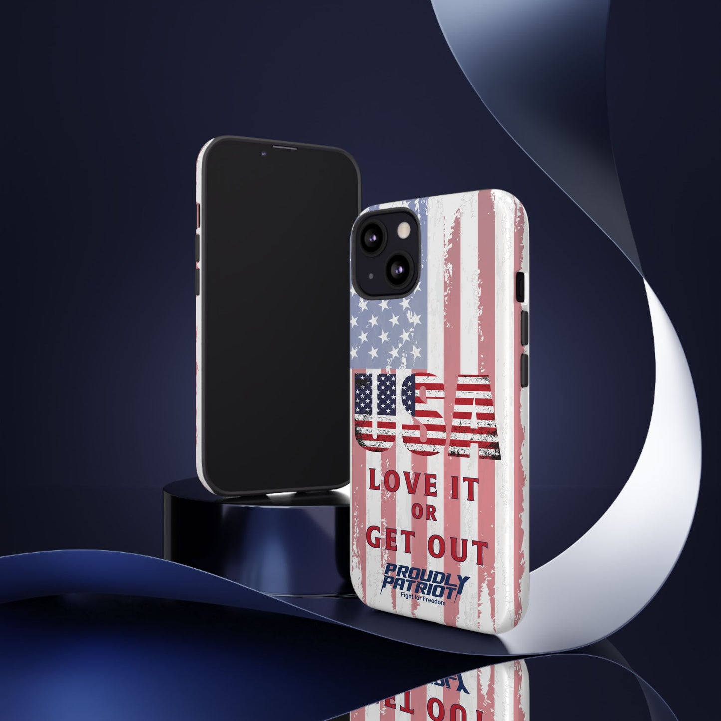 Stars, Stripes, and Zero Tolerance, Phone Case