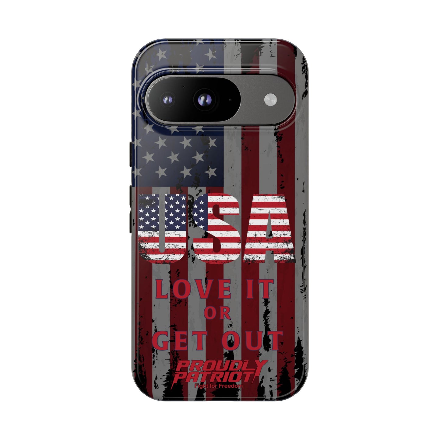 Stars, Stripes, and Zero Tolerance BLK Phone Case