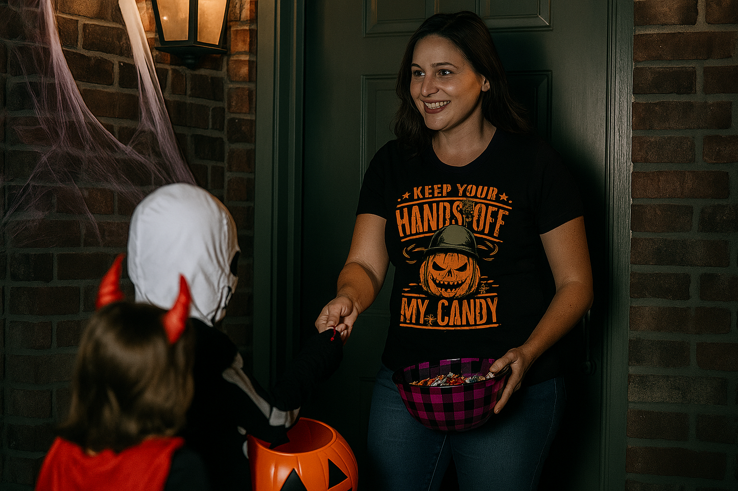 Hands Off – Halloween with Attitude Women's Tee