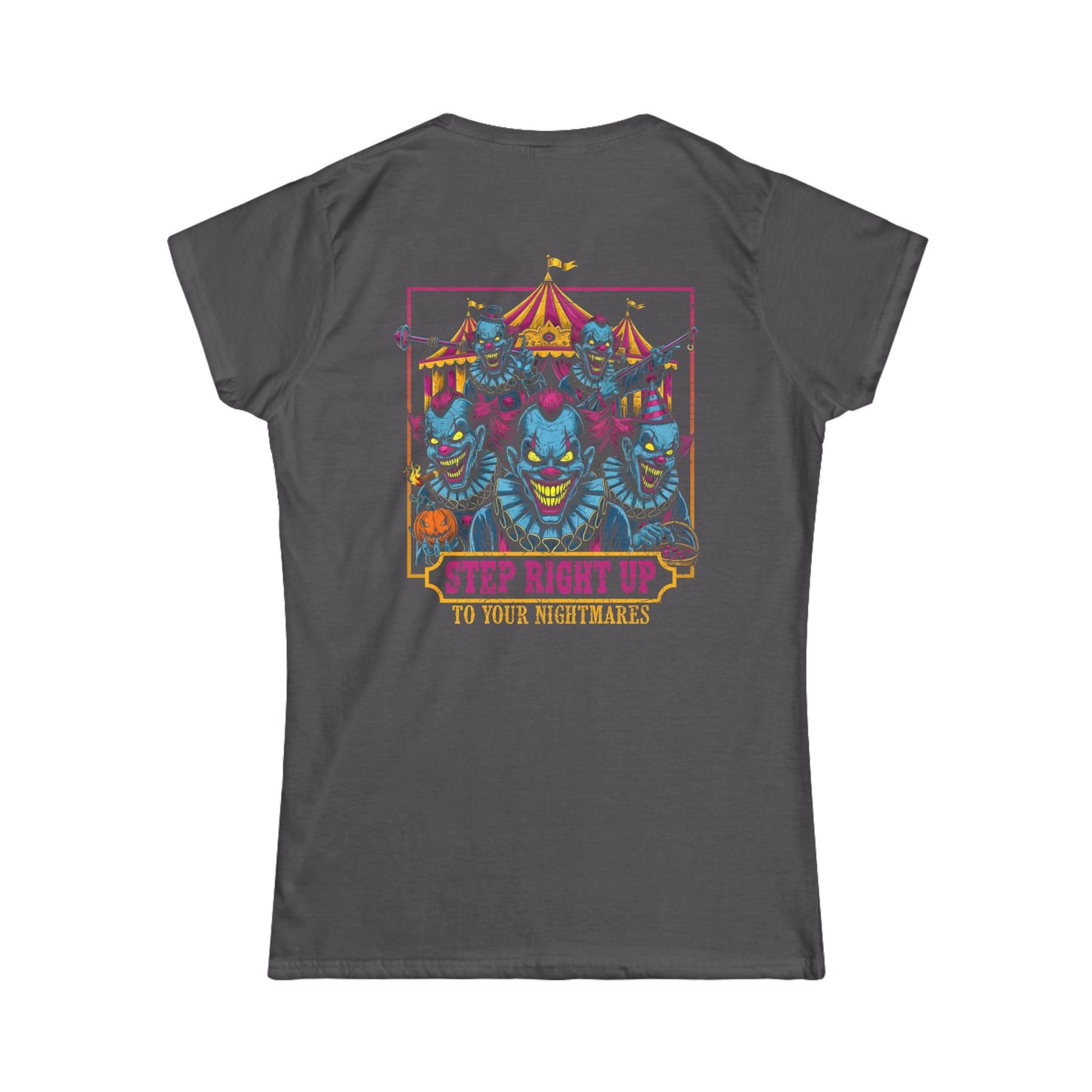 Creepy Circus Horror Style Women's Tee