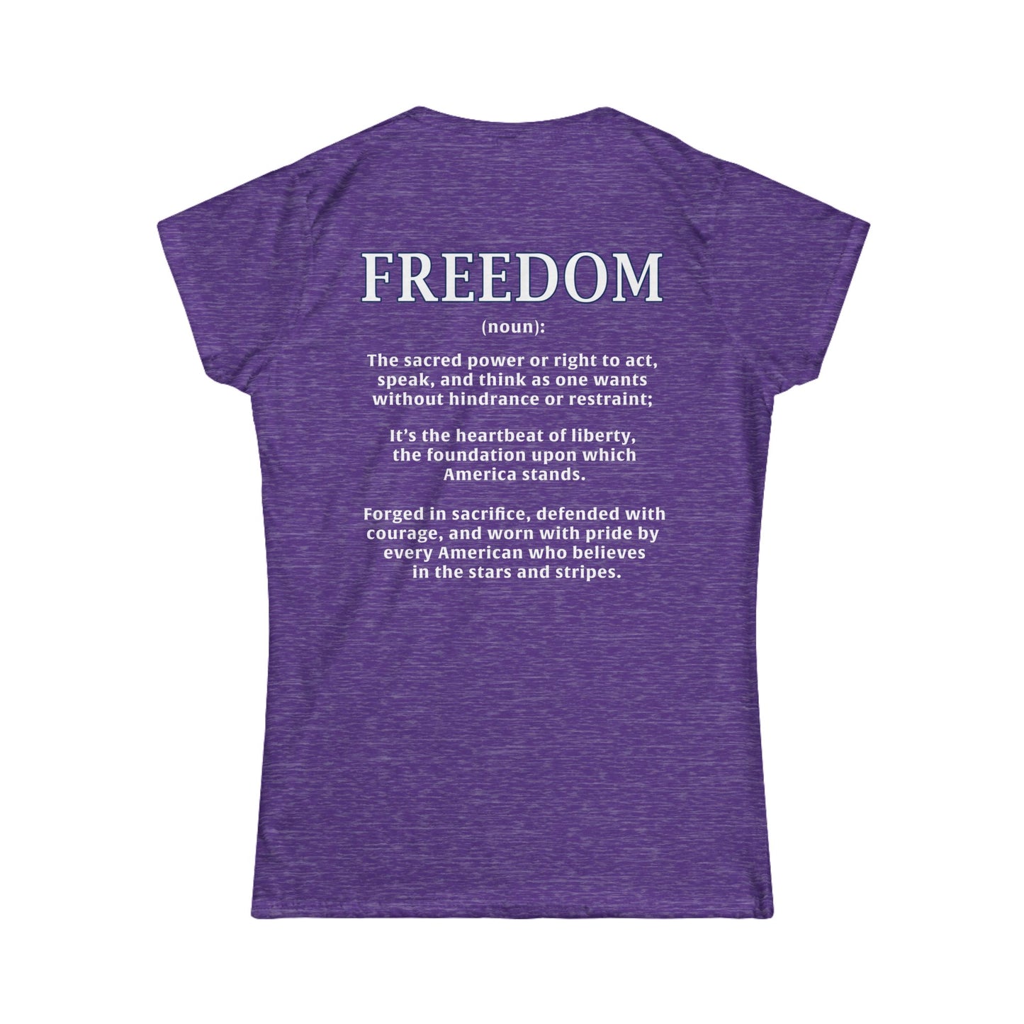 Freedom: The Heartbeat of Liberty Women's Tee