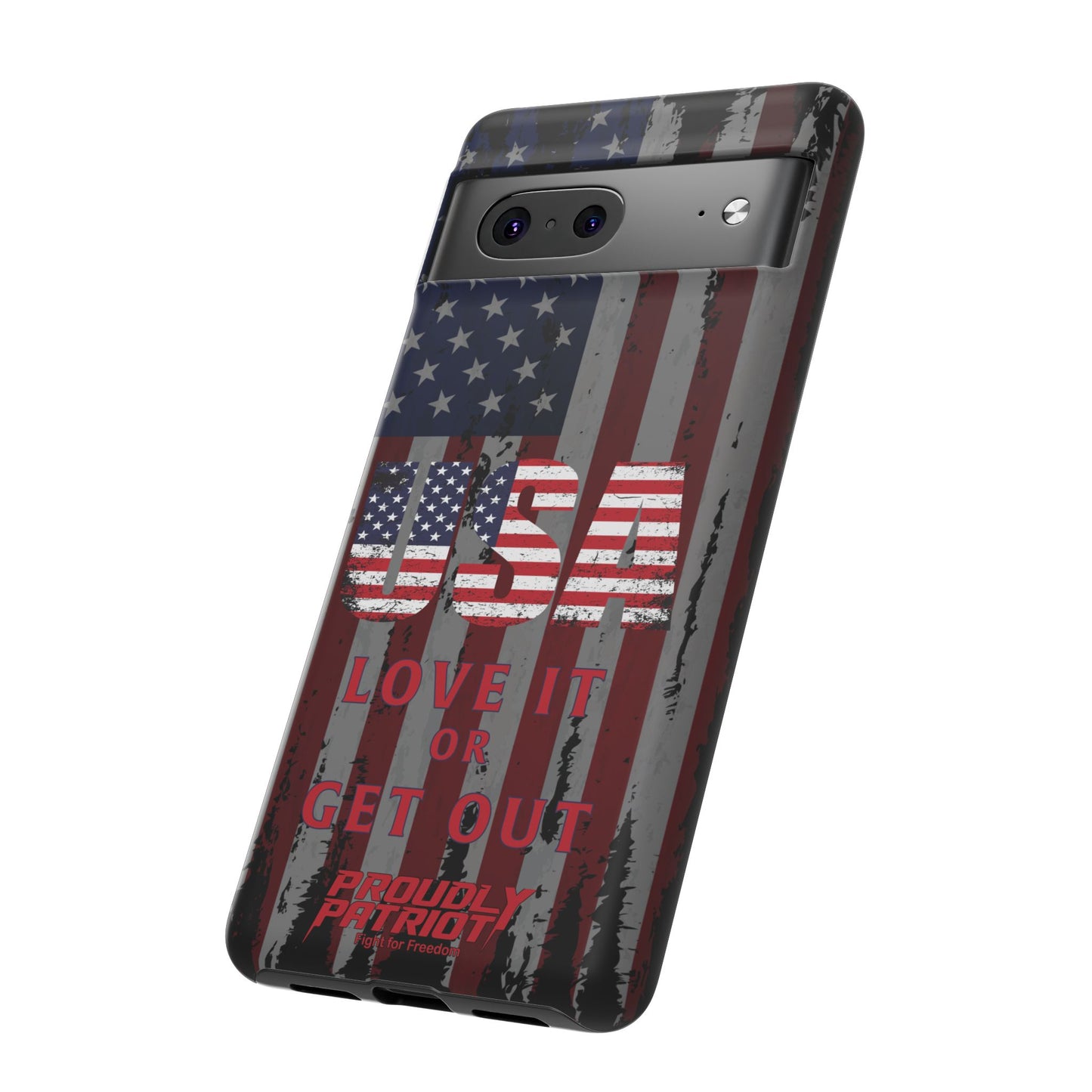 Stars, Stripes, and Zero Tolerance BLK Phone Case