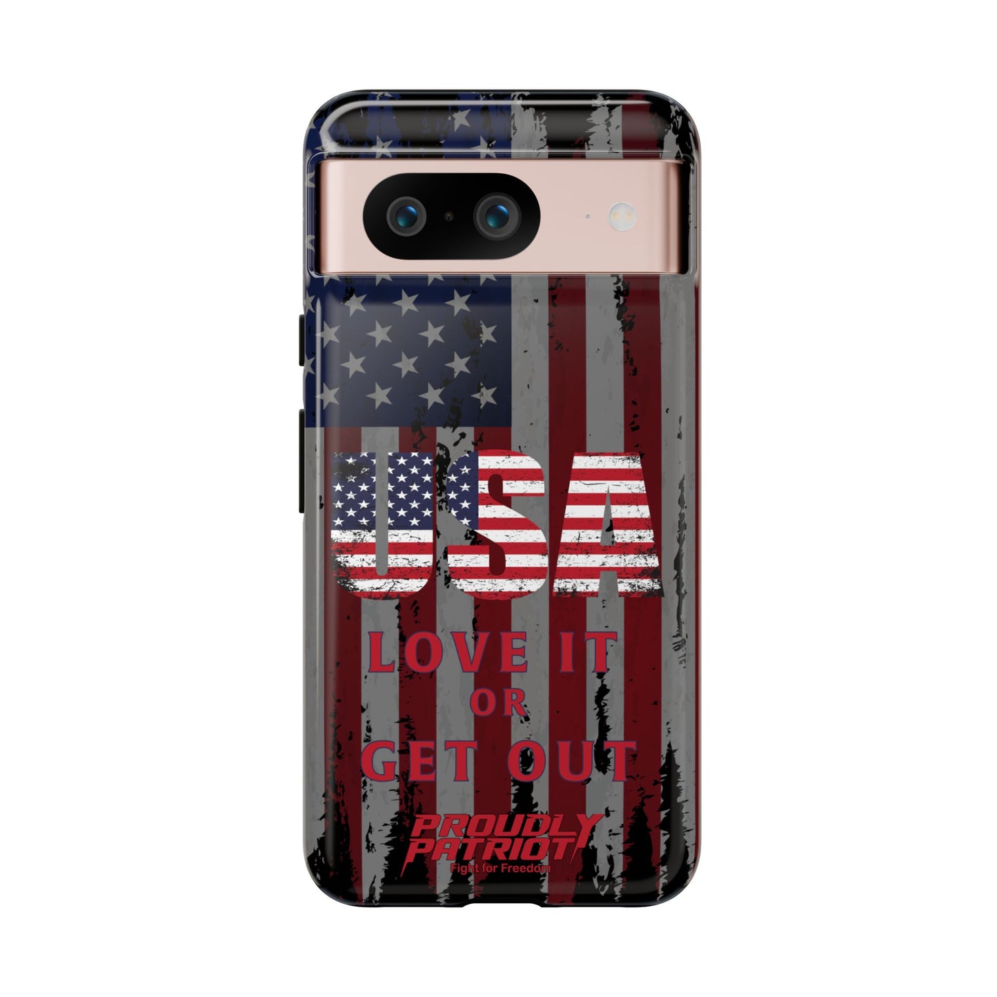 Stars, Stripes, and Zero Tolerance BLK Phone Case