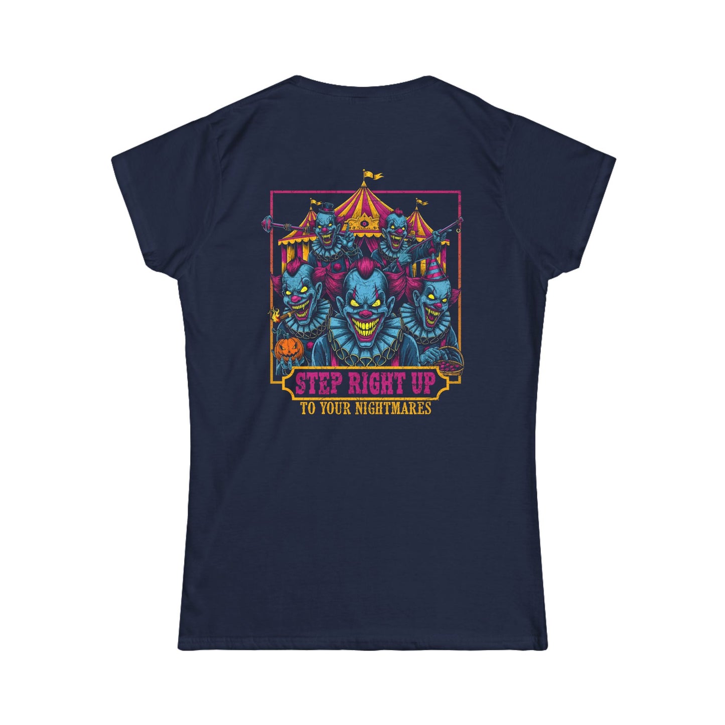 Creepy Circus Horror Style Women's Tee