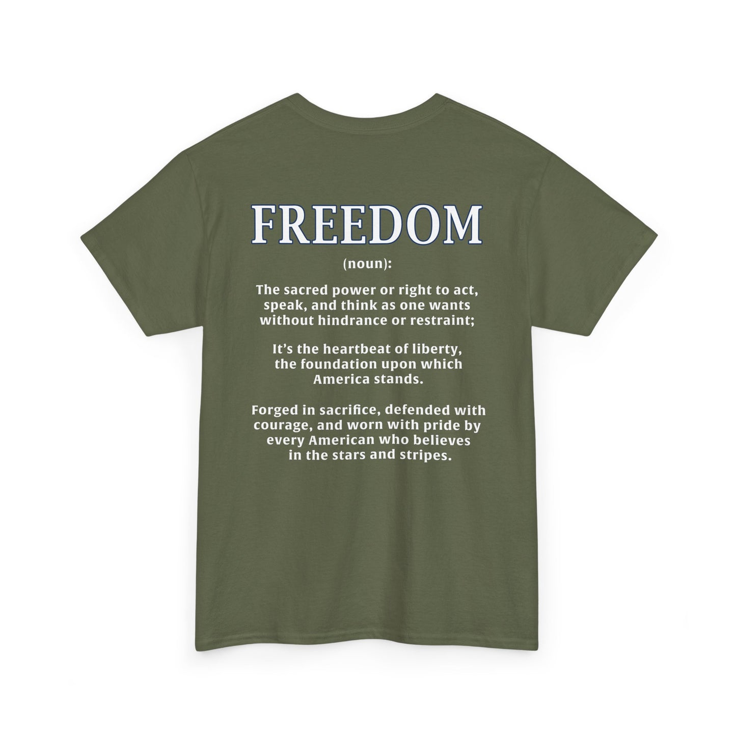 Freedom: The Heartbeat of Liberty Tee
