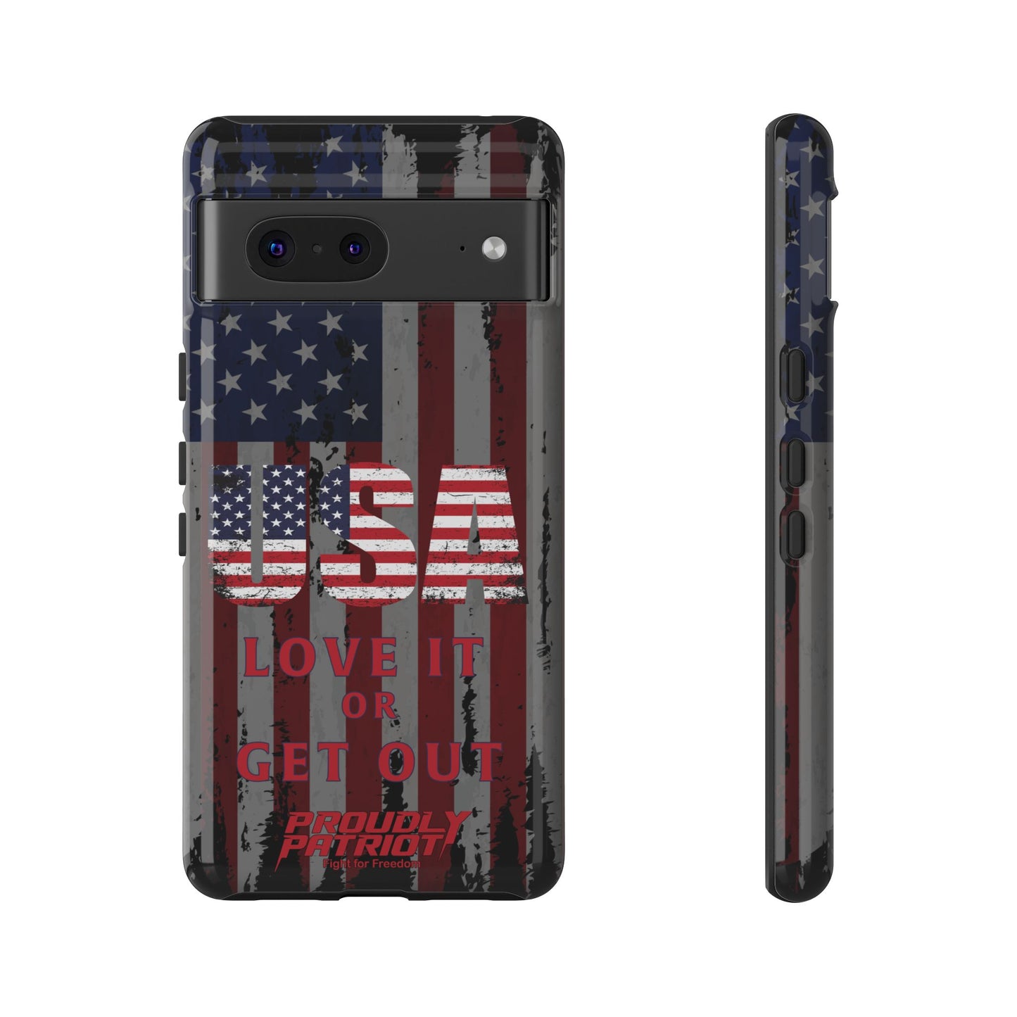 Stars, Stripes, and Zero Tolerance BLK Phone Case