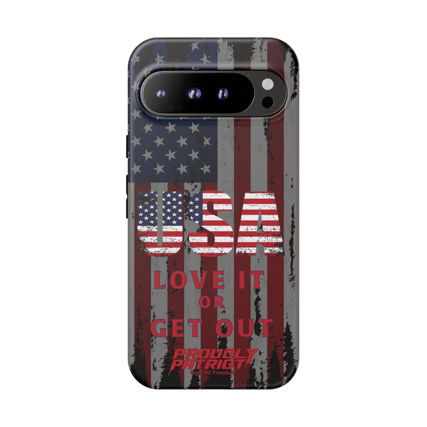 Stars, Stripes, and Zero Tolerance BLK Phone Case