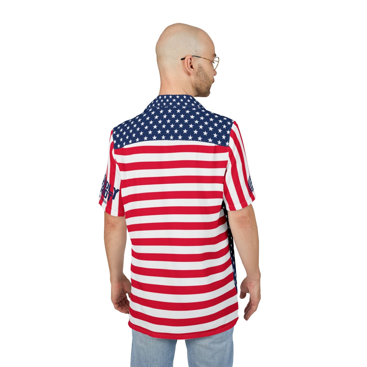 USA Flag Hawaiian Shirt