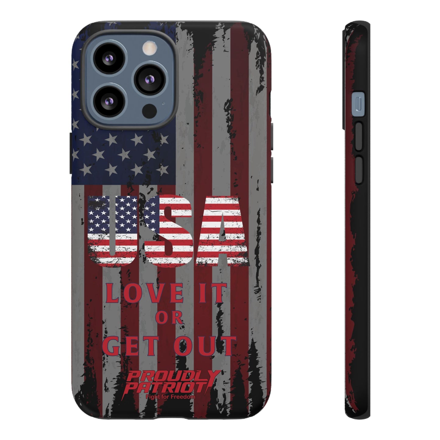 Stars, Stripes, and Zero Tolerance BLK Phone Case