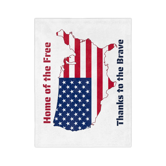 Home of the Free Microfiber Blanket