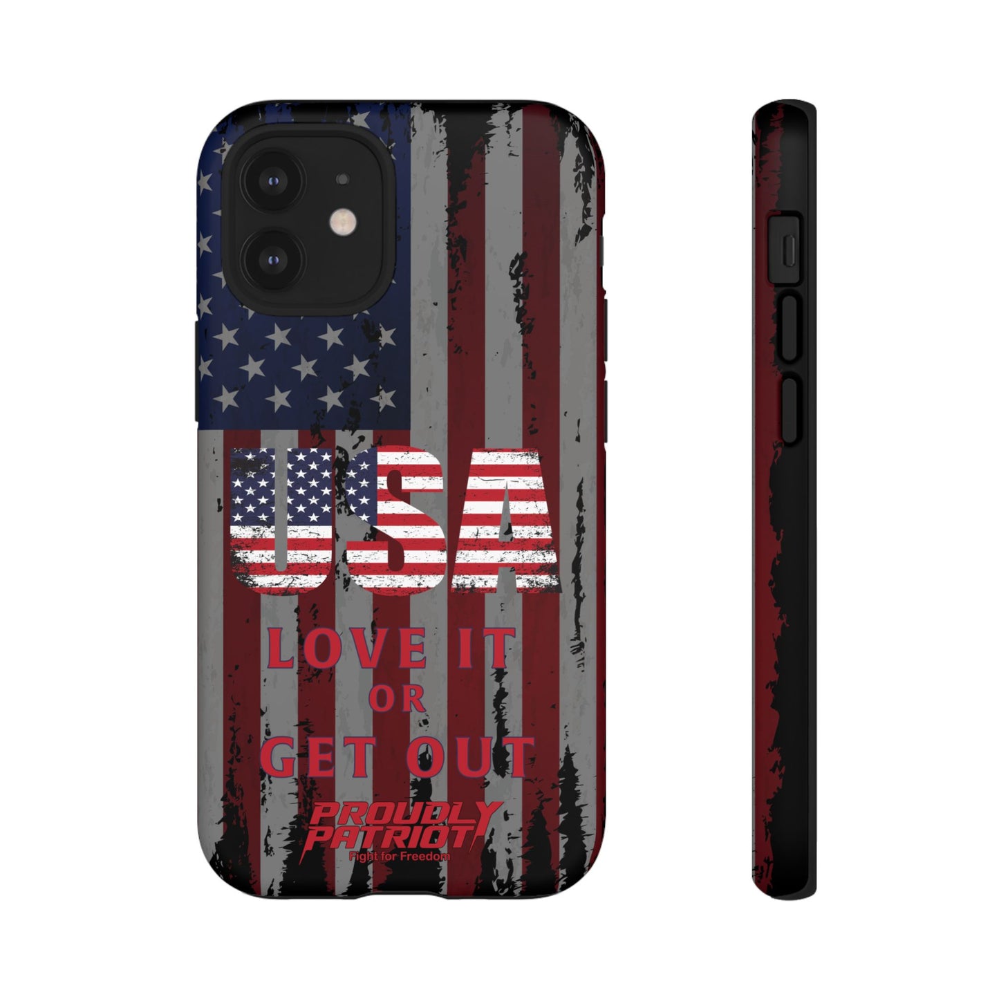 Stars, Stripes, and Zero Tolerance BLK Phone Case