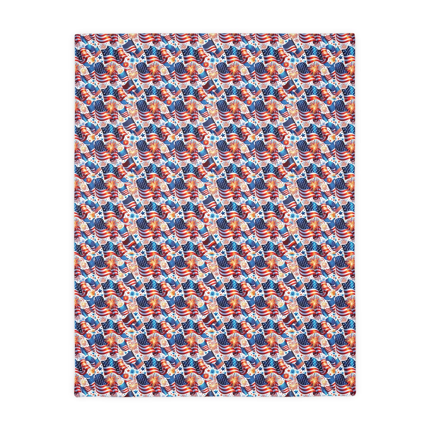 Celebrate the USA Velveteen Blanket