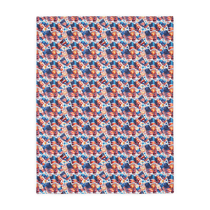 Celebrate the USA Velveteen Blanket