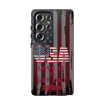Stars, Stripes, and Zero Tolerance BLK Phone Case