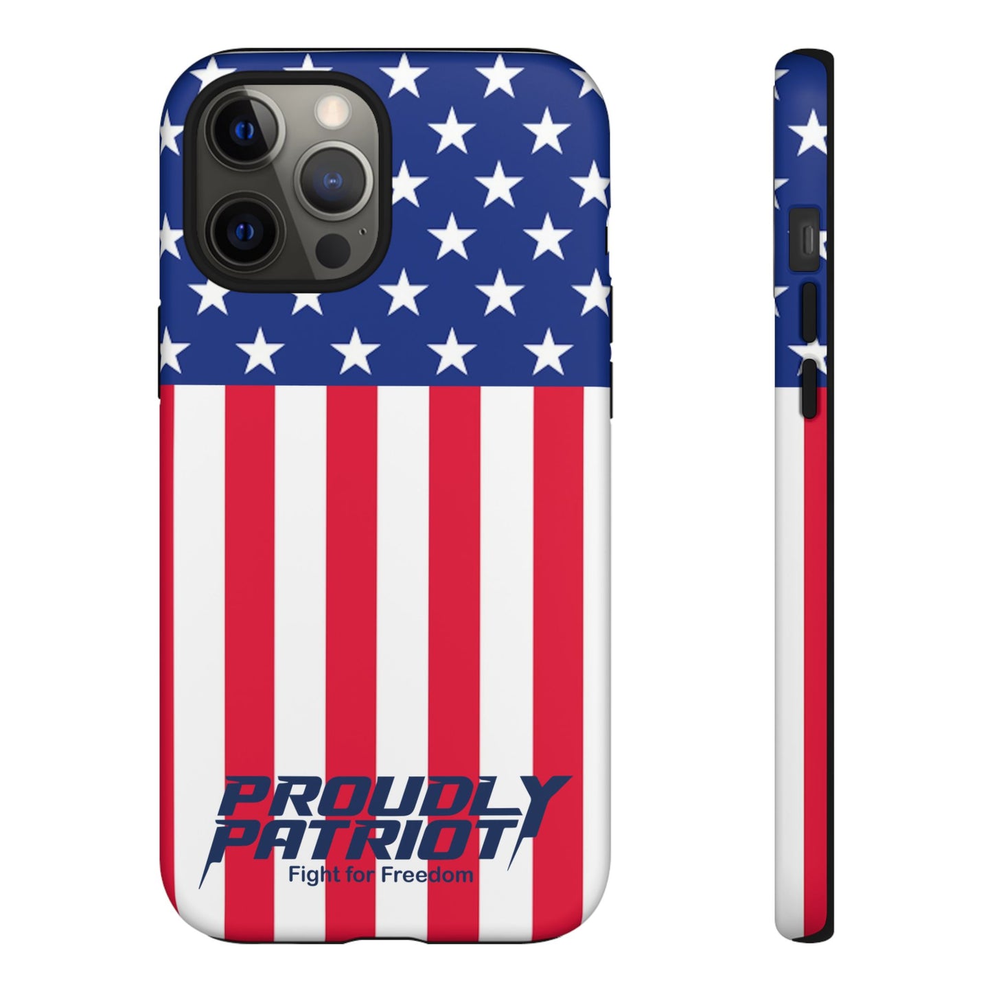 Stars, Stripes, and Cell Phones, Patriotic Phone Case for Proud Americans, USA Flag Phone Cover, Tough Cases for Veterans, Independence Day Gift