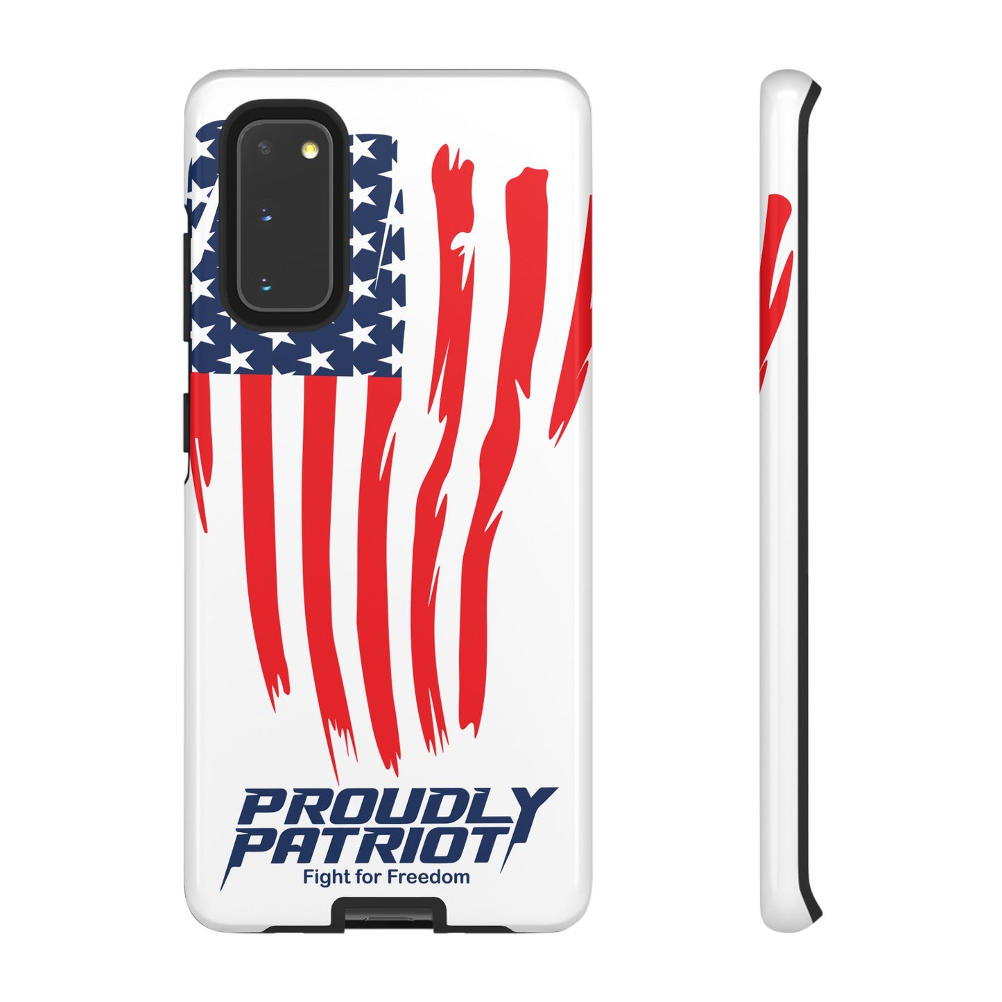 The Flag, Patriotic Phone Case for Proud Americans, USA Flag Phone Cover, Tough Cases for Veterans, Independence Day Gift