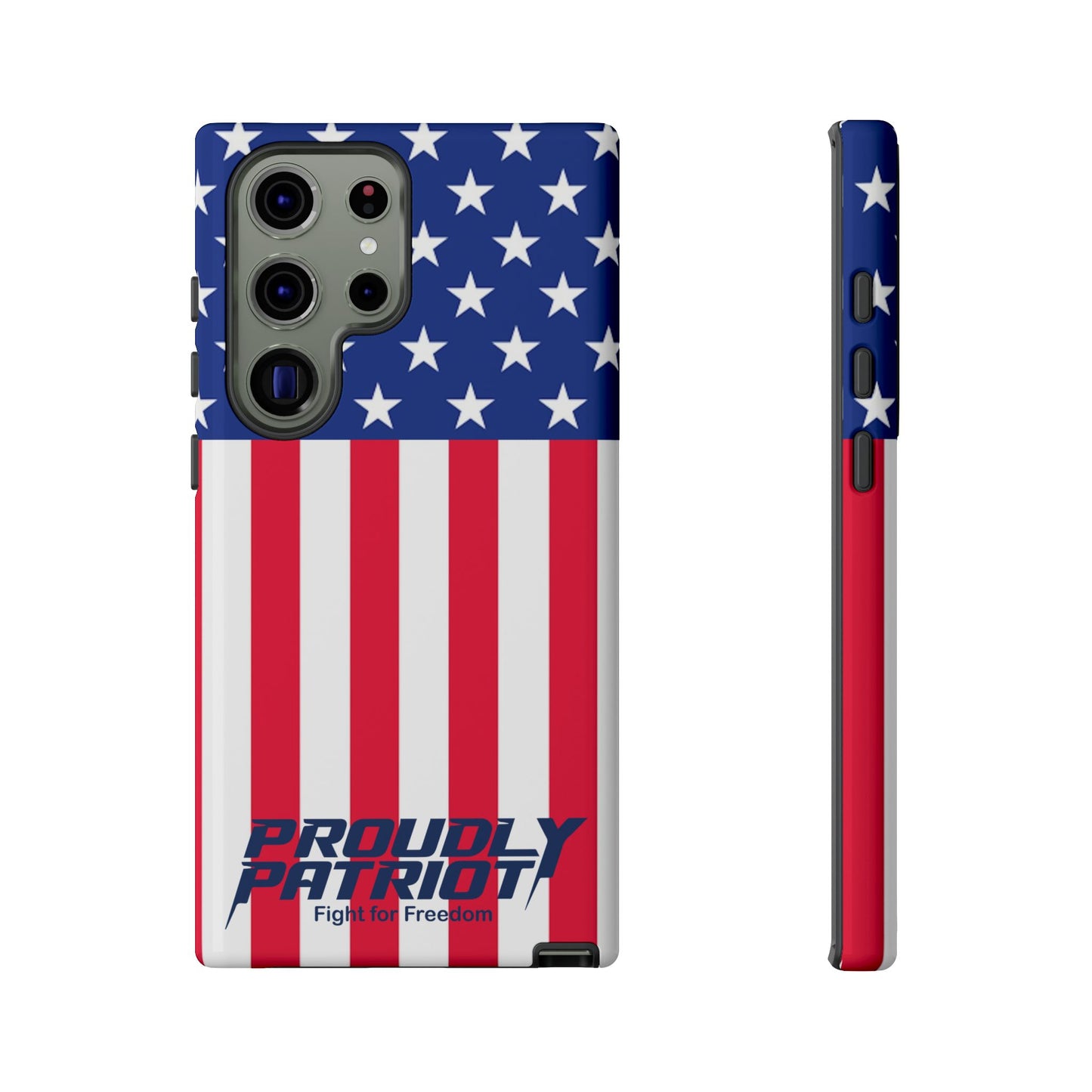 Stars, Stripes, and Cell Phones, Patriotic Phone Case for Proud Americans, USA Flag Phone Cover, Tough Cases for Veterans, Independence Day Gift