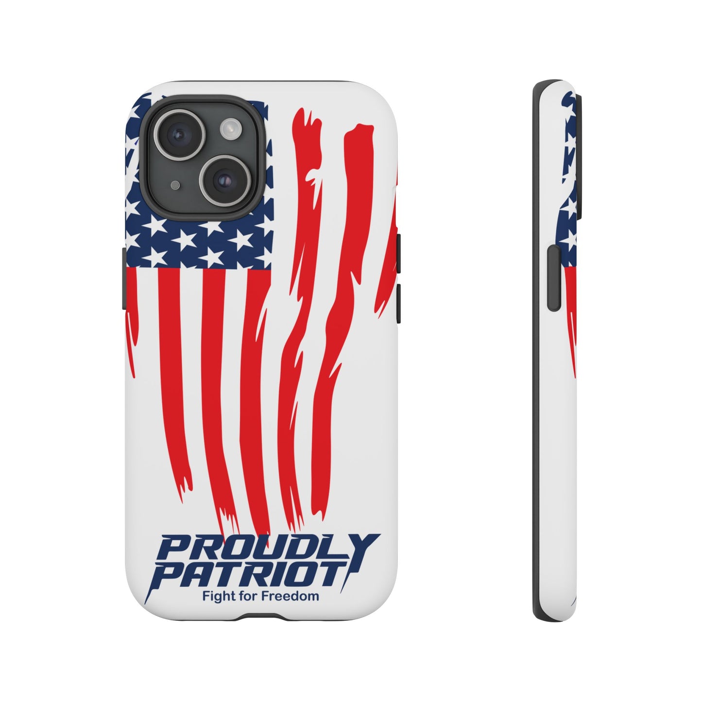 The Flag, Patriotic Phone Case for Proud Americans, USA Flag Phone Cover, Tough Cases for Veterans, Independence Day Gift