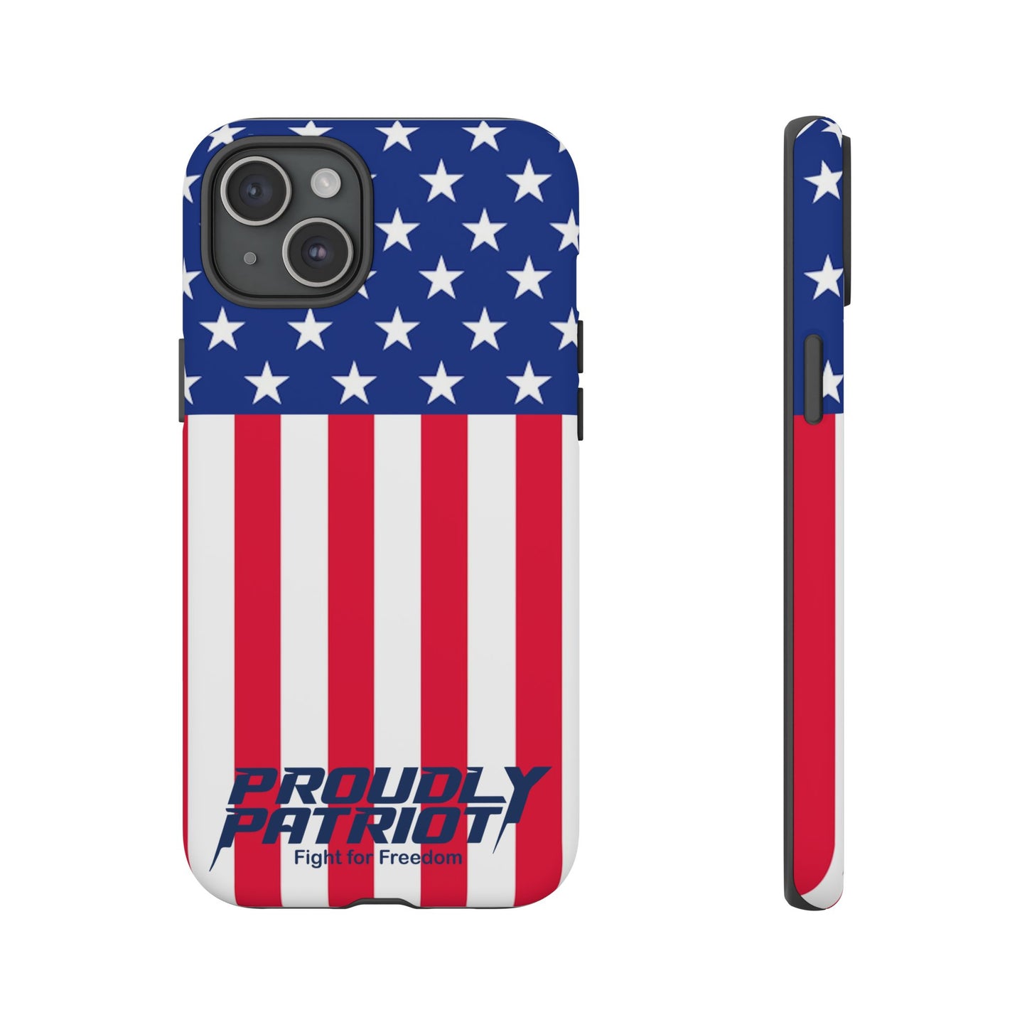 Stars, Stripes, and Cell Phones, Patriotic Phone Case for Proud Americans, USA Flag Phone Cover, Tough Cases for Veterans, Independence Day Gift