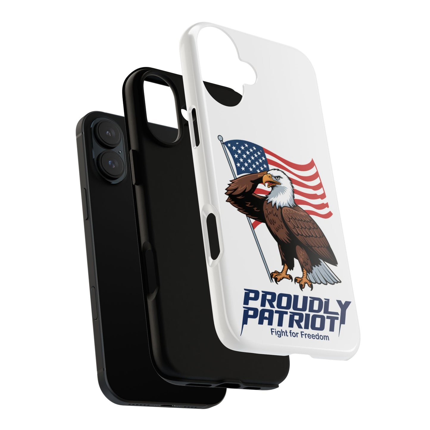 Major Talon Reporting for Duty! Patriotic Phone Case for Proud Americans, USA Flag Phone Cover, Tough Cases for Veterans, Independence Day Gift