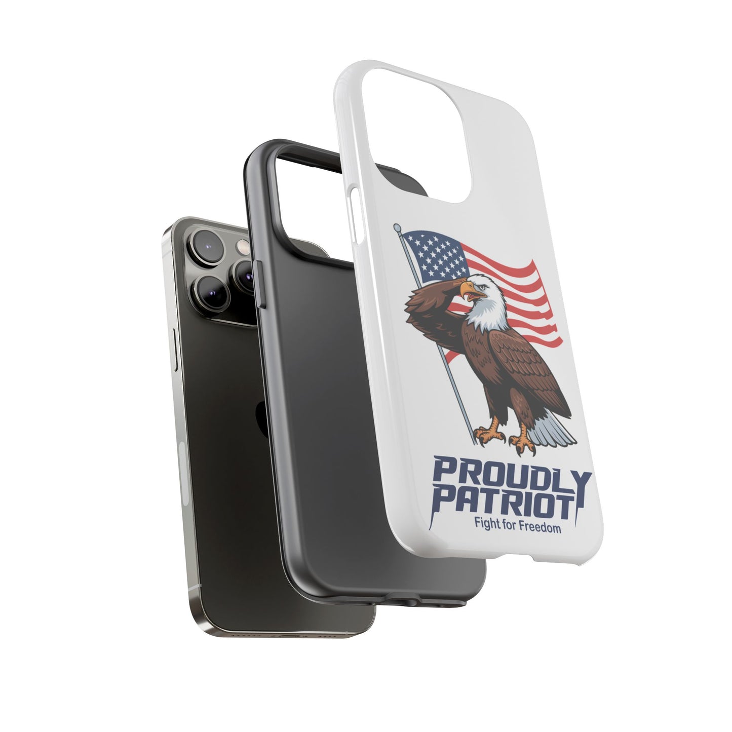 Major Talon Reporting for Duty! Patriotic Phone Case for Proud Americans, USA Flag Phone Cover, Tough Cases for Veterans, Independence Day Gift