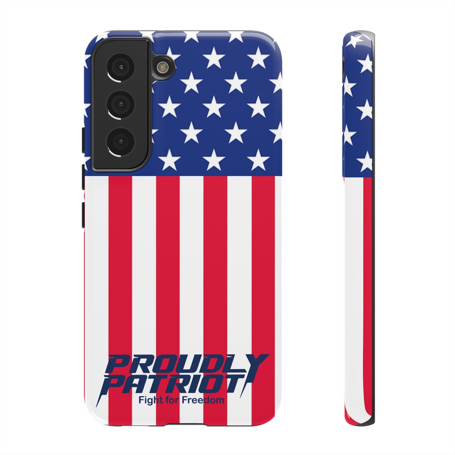Stars, Stripes, and Cell Phones, Patriotic Phone Case for Proud Americans, USA Flag Phone Cover, Tough Cases for Veterans, Independence Day Gift