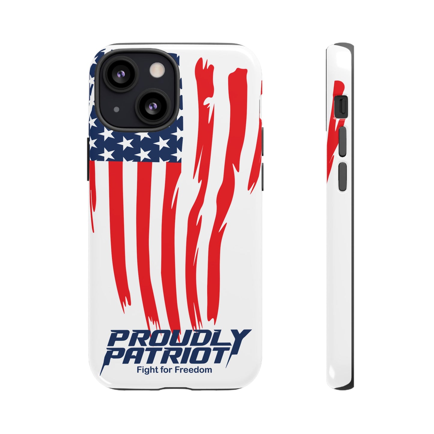 The Flag, Patriotic Phone Case for Proud Americans, USA Flag Phone Cover, Tough Cases for Veterans, Independence Day Gift