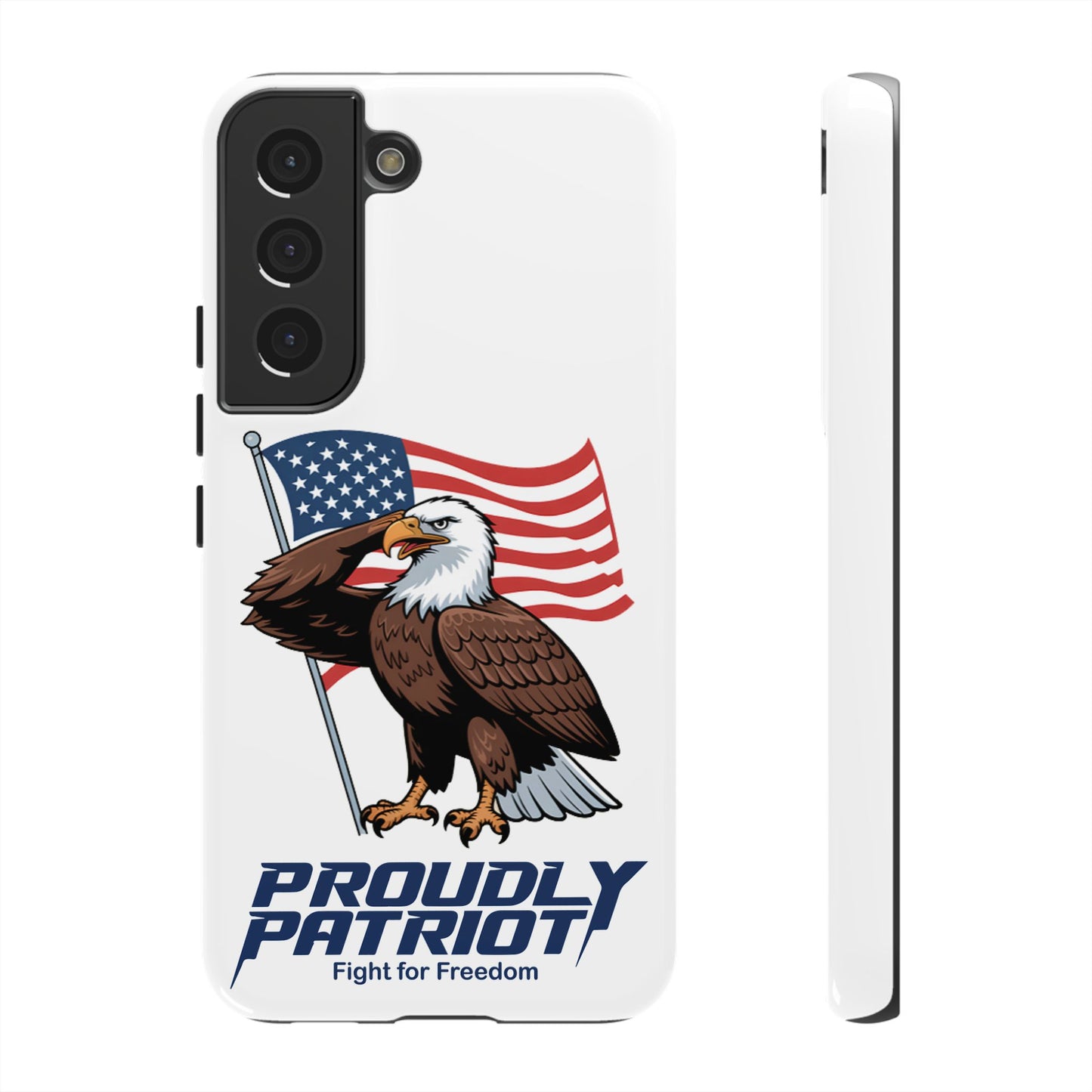 Major Talon Reporting for Duty! Patriotic Phone Case for Proud Americans, USA Flag Phone Cover, Tough Cases for Veterans, Independence Day Gift