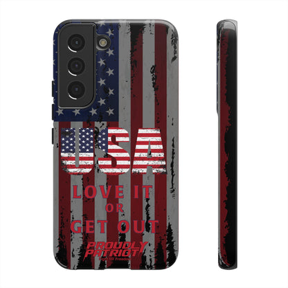 Stars, Stripes, and Zero Tolerance BLK Phone Case