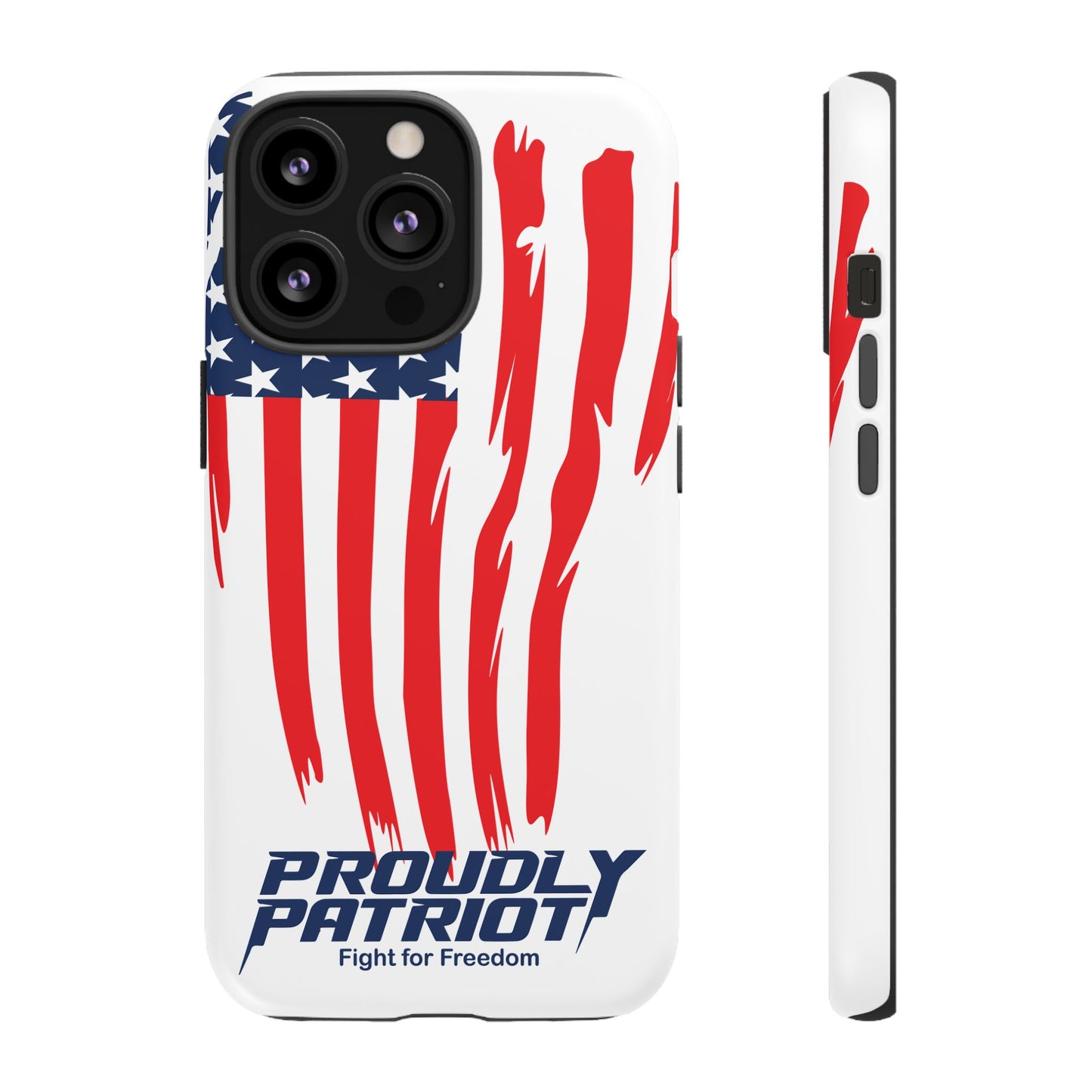 The Flag, Patriotic Phone Case for Proud Americans, USA Flag Phone Cover, Tough Cases for Veterans, Independence Day Gift